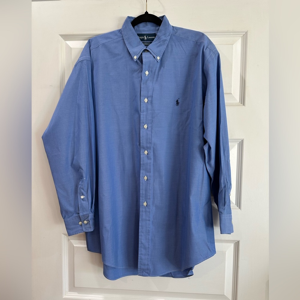 Ralph Lauren Blue Casual Button Down Shirt
